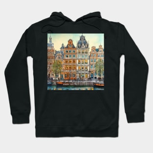 Amsterdam city drawing Hoodie